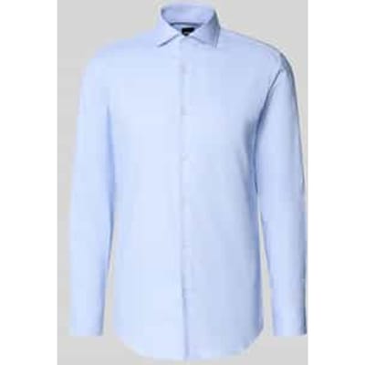 slim fit zakelijk overhemd van met extra lange mouw model 'H-HANK-SP-C1'