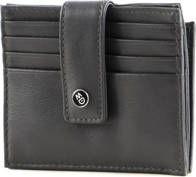 MANDARINA DUCK Leren Kaarthouder Downtown Credit Card Holder Iron Gate Donkergrijs