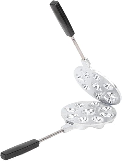 Walnoot Koekjesvorm - Noten Wafels Maker - Zelf Bakken - Dubbele Vorm - 40 x 17 cm
