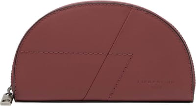 LIEBESKIND BERLIN Leren Portemonnee Edda Calf Optic Purse Wallet Berry Wijnrood
