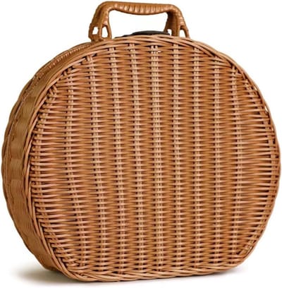 Opbergmand van Riet voor Kleding, Dekens en Speelgoed - Vintage Woven Opbergdozen voor een Nettere Woonruimte