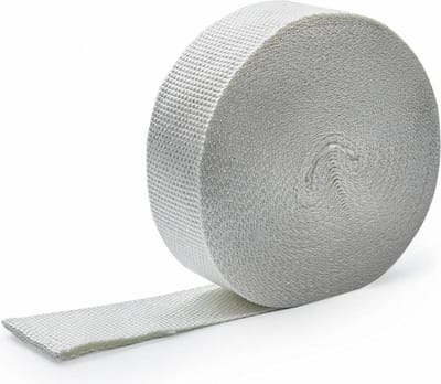 Wit 5cm x 10m x 1.5mm uitlaatband