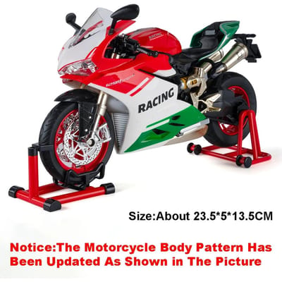 1:9 Schaal V4R 1299 Motoren Speelgoed Modellen Auto's Legering Spuitgietwerk Rubberen Banden Motorfiets Schokabsorptie Motorfiets Interactief Speelgoed