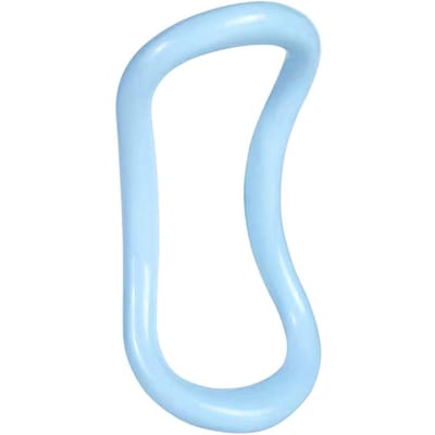 Cercle de yoga Pilates Anneau d'étirement Équipement de fitness à domicile pour femmes Massage des fascias Entraînement du corps Outil de soutien de résistance aux exercices bleu clair
