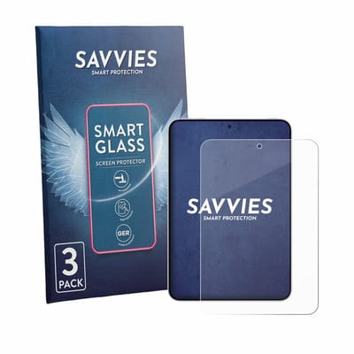 3 Stuks Savvies Screenprotector - geschikt voor Oppo Pad Mini - beschermfolie glas transparant