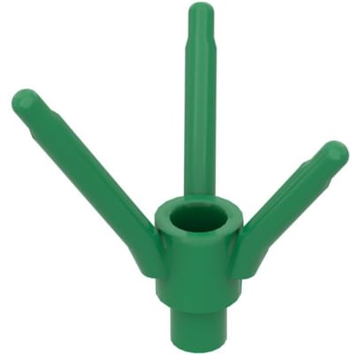 MOC 10 STUKS 24855 Plant Bloem Bouwstenen Set Stem Met Stanghouder 3 Stengels Baksteen Deeltje Educatief Speelgoed Verjaardag Kind Cadeau