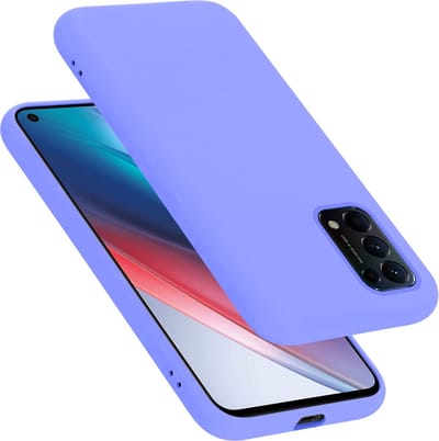 Cadorabo Hoesje geschikt voor Oppo FIND X3 LITE in LIQUID LICHT PAARS - Beschermhoes gemaakt van flexibel TPU silicone Case Cover