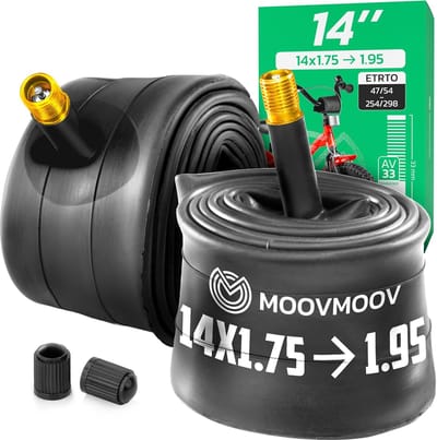 Set van 2 Binnenbanden 14 Inch met Schrader Ventiel voor Kinderfiets