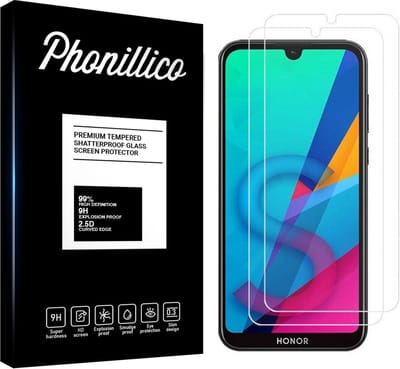 Screenprotector voor Honor 8S - 2 stuks Beschermglas van glas Transparante glazen schermbeschermfolie