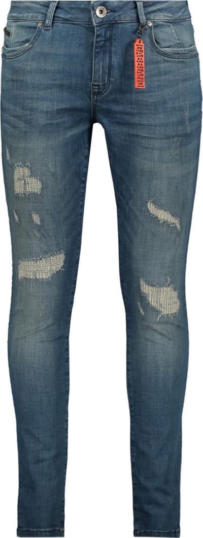 Gabbiano Jeans Ultimo Skinny Fit 821755 Greencast Destroyed Mannen Maat - W28 X L34