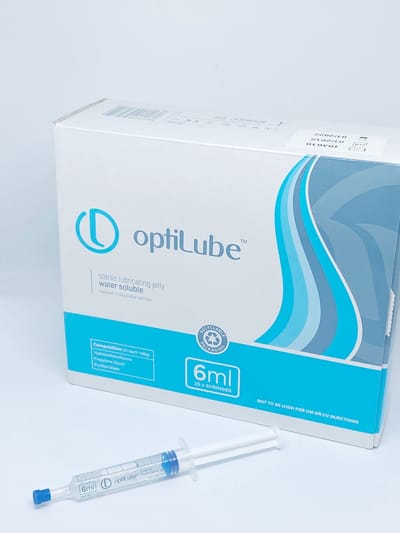 Optilube medisch glijmiddel - spuit 6 ml