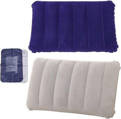 Opblaasbare Kussen Set voor Kamperen en Reizen - Comfortabel Neuskussen en Strandkussen voor Buitenactiviteiten en Wandelen