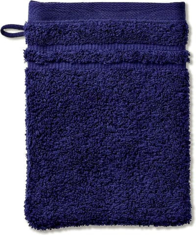 Washandje, Set van 3 Stuks, 15 x 21 cm, Marine Blauw, Katoen - Kela | Leonora