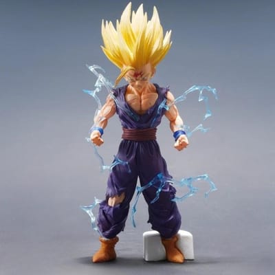24cm/9,45in Anime Dragon Ball Model Super Saiyan 2 Son Gohan Actiefiguren PVC Desktop Ornament Collectie Model Speelgoed Cadeaus gray