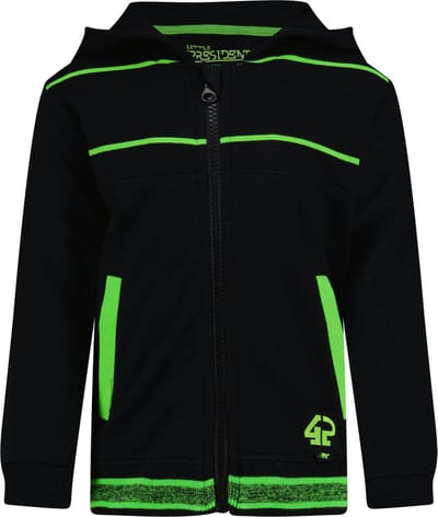 4PRESIDENT Sweater jongens - Black - Maat 104 - Jongens trui
