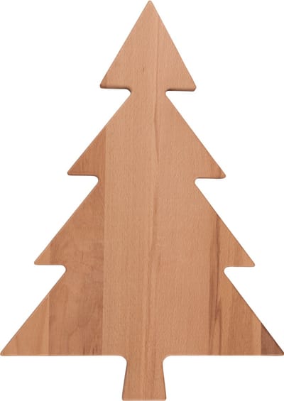 Bowls and Dishes | Puur Hout | Duurzaam | Beuken Kerstboom Borrelplank | Tapasplank | Borrelplank | Tapasplank | Serveerplank 45 cm