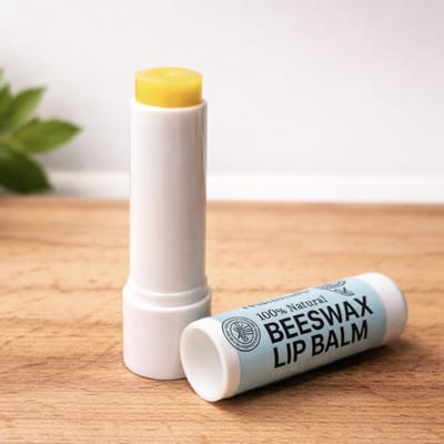 Beeswax lip balm - 100% natuurlijk - 2 pak