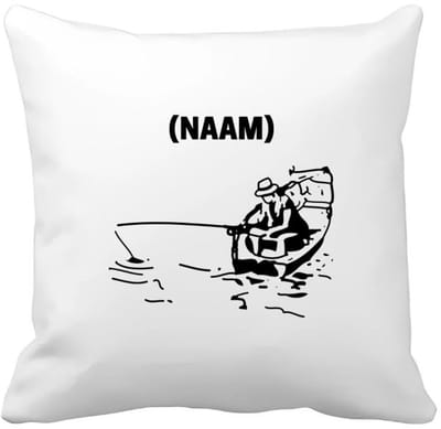 Akyol - vissen met eigen naam Kussen hoes - Vissen - visser - sport - 40 bij 40 cm