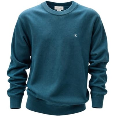 Calvin Klein Eu Long Sleeve Cotton Relaxed Crewneck Tahoe Green Größe: XXL | Pullover Outlet | Herren | Grün