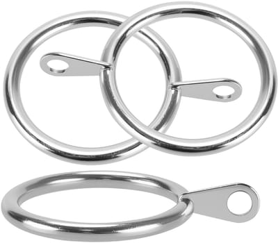 Dailygoods- Gordijnringen 100 stuks - Metalen Gordijnringen 38 mm
