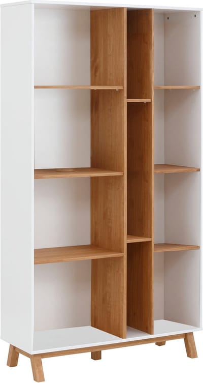 Paulo-Boekenkast - Wit MDF