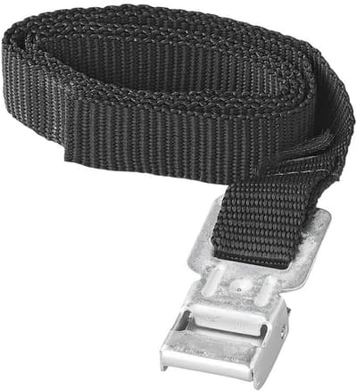 Candala Spanbanden met metalen gesp, 18 mm x 75 cm, set van 4, veelzijdige sjorbanden van hoogwaardig polyester, voor outdoor, camping, fiets, motorfiets en transport