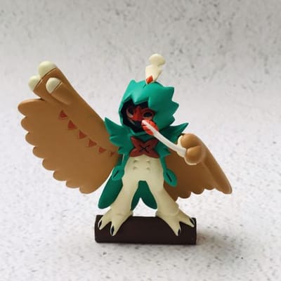Figurine Action Modèle Ornement Jouets Pokemon Type Électrique Zeraora et Type Plante Archéduc 4cm--6cm white