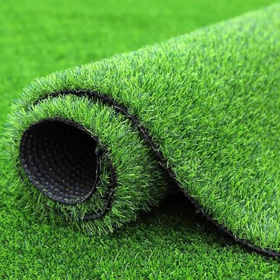 Kunstgrasmat - Nepgras Vloermat - Buiten Gebruik - Met Drainagegaten - 100 x 700 cm - Groen