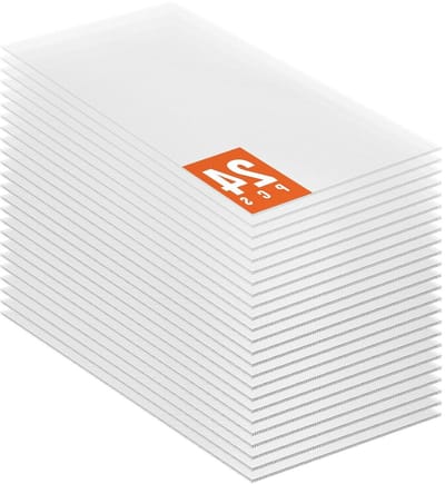 Kaspanelen - Dakplaten - Planten Beschermen - UV Beschermend - 24 Stuks - Helder