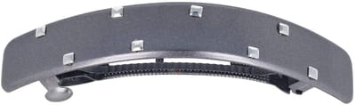 Haarsoires Haarspeld Patentspeld 9cm – Recht - Studs - Grijs - Haarspelden voor Dames - Haarklem - Haarclip - Haaraccessoires - Hair Clip - Decoratieve Haaraccessoire