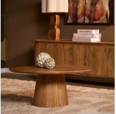 Starfurn - Salontafel Lana - Bruin - 80x80x38 cm