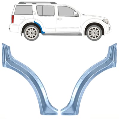 Reparatiepaneel achterspatbord voor Nissan Pathfinder R51 2004-2013