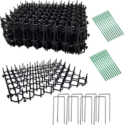 24pcs 20x15.5cm Kat Hond Afschrikmat - Scat Mat voor Huisdieren met Spikes - Binnenmeubilair en Tuinhek Dierenbarrière Set
