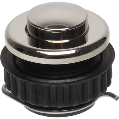 Grothe 62026 Belknop 1-voudig Nikkel 12 V/1,5 A