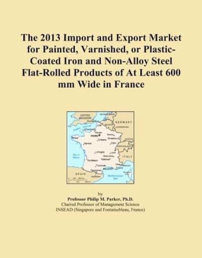 2013 Import and Export Market for Painted, Varnished, or Plastic-Coated Iron and Non-Alloy Steel Flat-Rolled Products of At Least 600 mm Wide in France