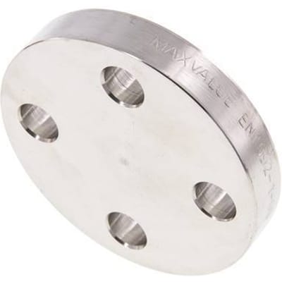 Blindflens DN15-PN40 RVS 1.4571 DIN 2527 En EN 1092-1 (Type 05)