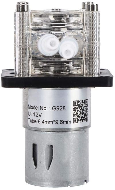 Allecto - Peristaltische Pomp - Grote Stroom Pomp - Duurzaam en Stille werking - 500mL/min - Metende Pomp - Perfect voor Aquariumlaboratorium - 12V