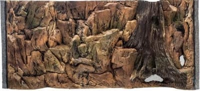 CeramicNature 3D Rock achterwand voor aquarium en terrarium | diverse maten 120×60 2 delen