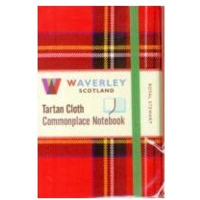 Waverley (M): Royal Stewart Tartan Cloth Commonplace Notebook
