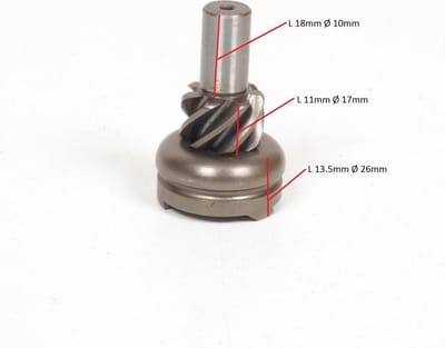 Rocher noix de kick TNT pour Scooter Peugeot 50 Trekker court 13.5mm pompe Keihin Neuf