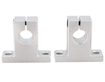 2 stuks lineaire rail as geleidingsbeugel - 12 mm verticale optische steun - precisie geleidingssysteem
