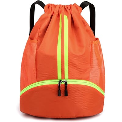 Grote Capaciteit Voetbal Opbergtas Lichtgewicht Sportrugzak Bal Tas Bundelzak Basketbal Tas Scheiding Nat en Droog Trekkoord Tas Below 20L
