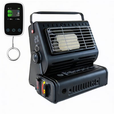 Sight Tackle Draagbare Gaskachel - Buitenkachel - Heater - Kacheltje - Terrasverwarming - Geleverd met CO meter - Veiligheid