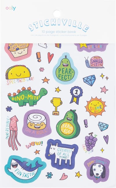 Ooly Stickiville Stickers Boek Beloningen