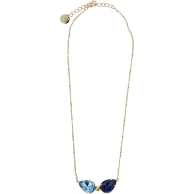 OTAZU Classic Drop Necklace Blue Blue Maat: OS | Kettingen Outlet | Dames | Blauw