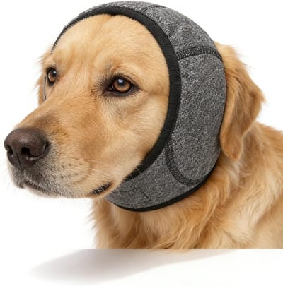Verstelbare Oordoppen voor Honden met Geluidisolatie, Comfortabel en Wasbaar Ontwerp voor Stressvermindering bij Vuurwerk en Onweer, Geschikt voor Alle Hondenrassen