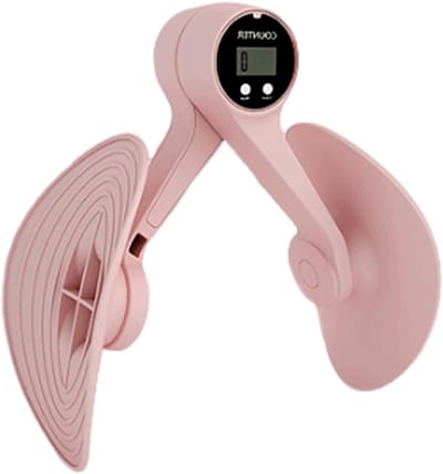 Dijtrainer Bekkenbodemtrainer - Heupspieren Trainer - Thuis Fitness - Mechanische Driehoek Structuur - 248 x 144 x 129 cm - Roze