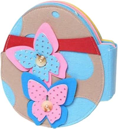 Paas Knutselboek - Vilt Knutselen - Kinderen Creatief - Eivormige Projecten - 31 x 26 x 3 cm