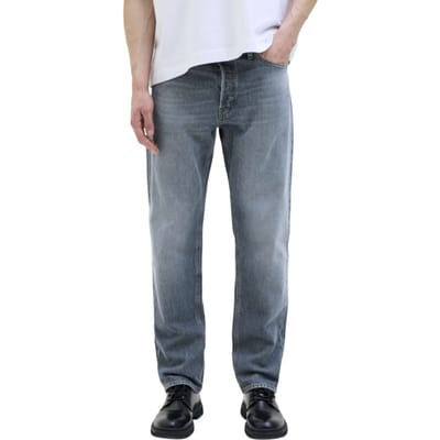 Jack & Jones blauwe heren jeans   Chris   Bleached wash wassing   Relaxed Fit   5-Pocket zakken   Knoopsluiting   Duurzaam   High waist Blauw 32/32