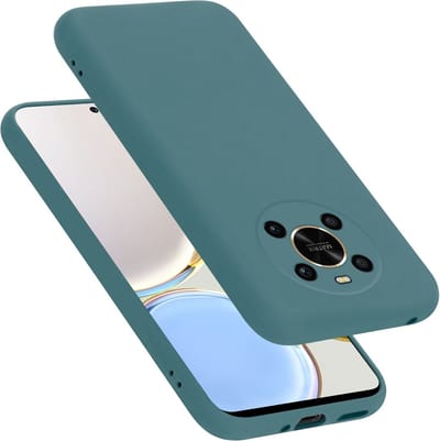 Cadorabo Hoesje geschikt voor Honor MAGIC 4 LITE in LIQUID GROEN - Beschermhoes gemaakt van flexibel TPU silicone Case Cover